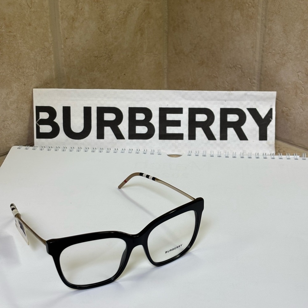 New Burberry BE2271 3001 Black Eyeglasses Frames